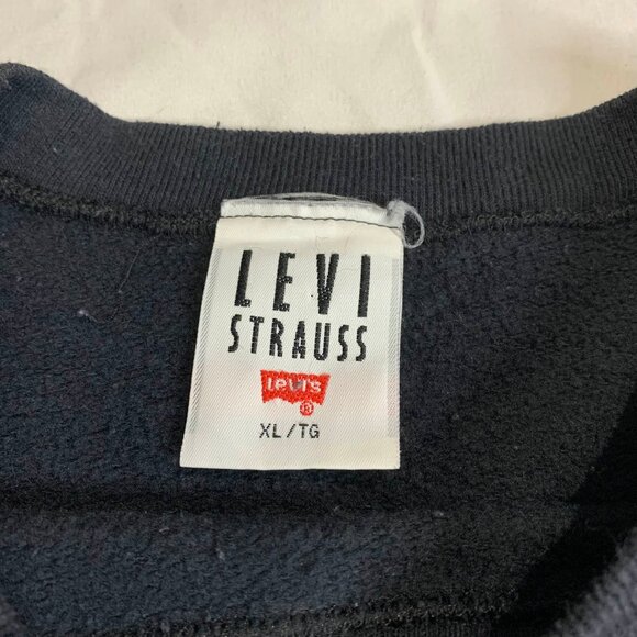 Vtg Levi's A State of Mind Graphic Crewneck Sweatshirt XL TG Canada 80s 90s - Picture 6 of 9